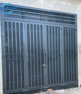 Cửa Cổng Sắt Hộp 4 Cánh